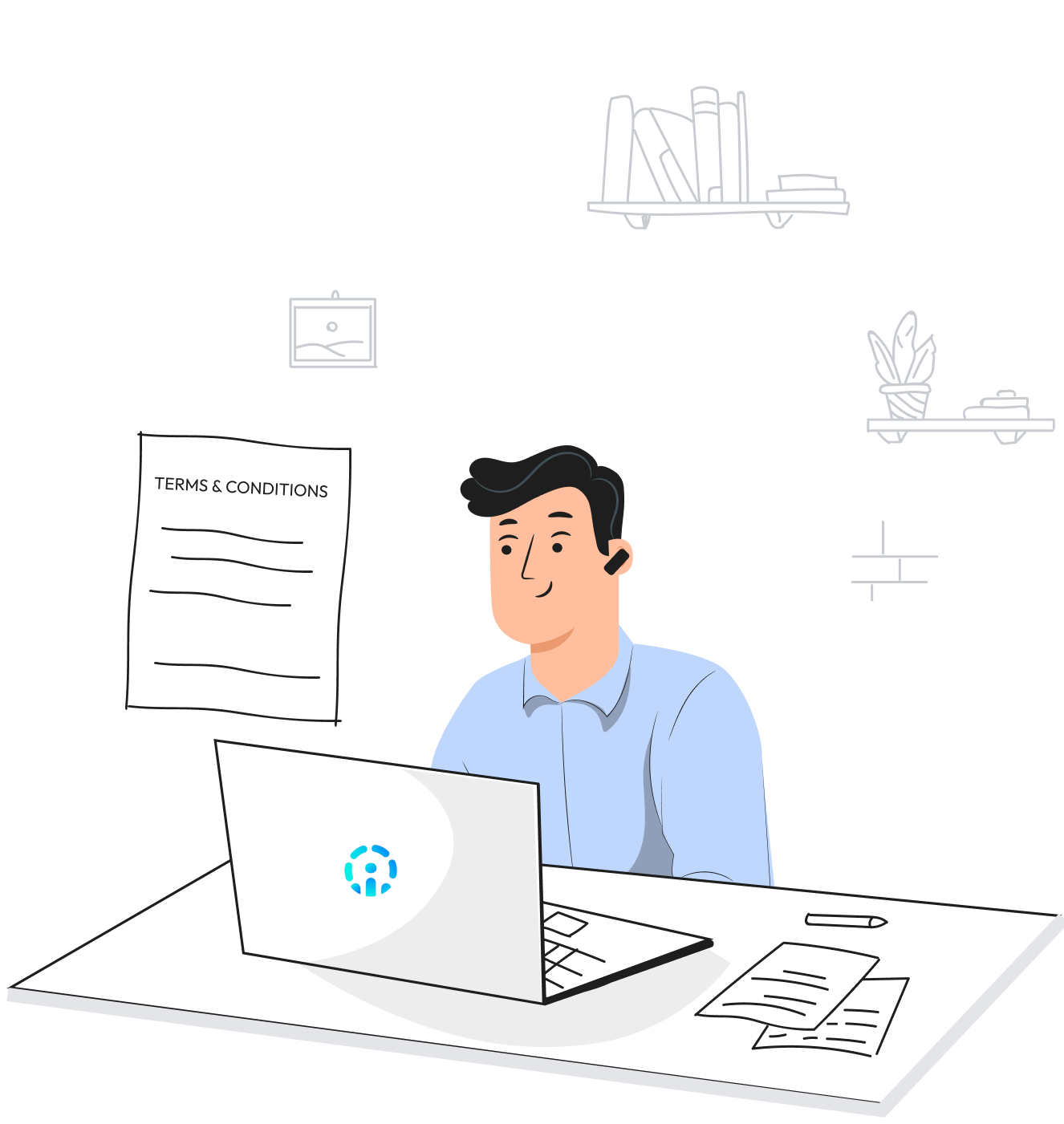 Terms and Conditions illustration
